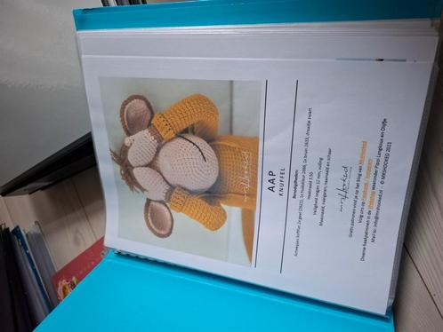 Partij haakpatronen in mappen, Hobby en Vrije tijd, Breien en Haken, Zo goed als nieuw, Haken, Patroon of Boek, Ophalen