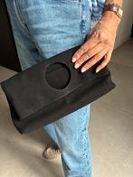 Clutch Unisa, zwart, Sieraden, Tassen en Uiterlijk, Tassen | Damestassen, Ophalen of Verzenden, Zo goed als nieuw, Zwart, Avondtasje