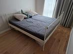 Ikea Leirvik stalen bed tweepersoons met lattenbodem/matras, Huis en Inrichting, Slaapkamer | Bedden, 180 cm, Ophalen of Verzenden