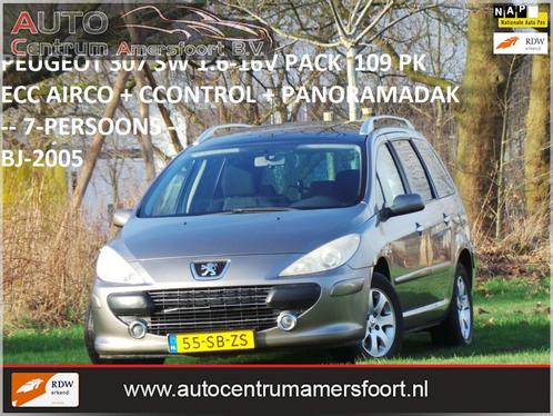 Peugeot 307 SW 1.6-16V Pack ( 7-PERSOONS + INRUIL MOGELIJK ), Auto's, Peugeot, Bedrijf, Te koop, ABS, Airbags, Airconditioning