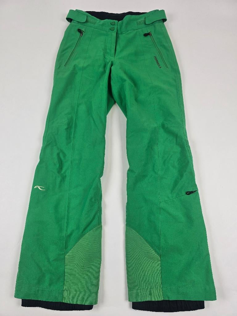 Kjus Skibroek Formula Pants Groen Dames XS, Ophalen of Verzenden, Gedragen, Maat 46 (S) of kleiner, Broek