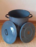 Vintage Emaille Pan met Deksel, Antiek en Kunst, Ophalen