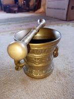 Oude Koperen Vijzel met Stamper, Antiek en Kunst, Ophalen of Verzenden