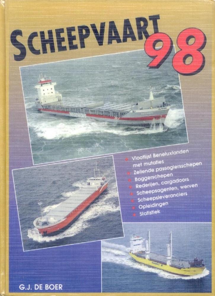 Nw jaarboek Scheepvaart 1998 - zeeschepen tankers rederijen, Verzamelen, Scheepvaart, Nieuw, Boek of Tijdschrift, Motorboot, Ophalen of Verzenden