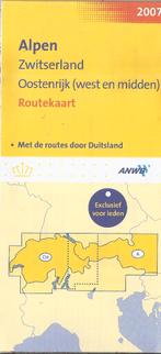 C227 plattegrond alpen zwitserland / oostenrijk 2007  -, Ophalen of Verzenden, Gelezen, 2000 tot heden, Landkaart