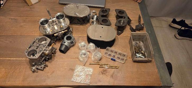 Citroen GS / GSA Dubbele carburateur set (Weber IDF namaak), Auto-onderdelen, Brandstofsystemen, Citroën, Nieuw, Ophalen of Verzenden