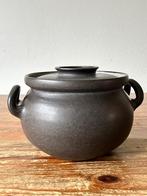 Dekselschaal - Potterij Zaalberg Leiderdorp Holland - bruin, Ophalen of Verzenden