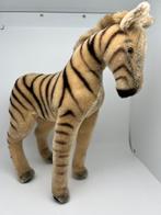 Steiff! Grote oude Zebra. Hoog: 28 cm. Heeft een knop!, Antiek en Kunst, Antiek | Speelgoed, Verzenden