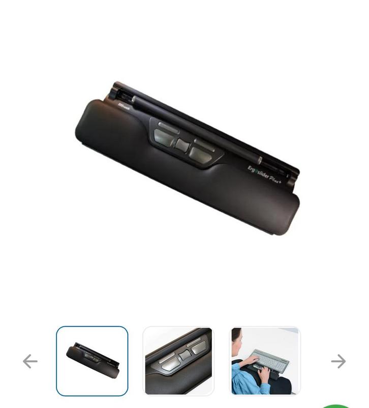 Ergoslider plus, Computers en Software, Muizen, Zo goed als nieuw, Muis, Ergonomisch, Ophalen of Verzenden