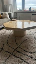Travertin Salontafel Uniek Design, Huis en Inrichting, Tafels | Salontafels, Ophalen, Overige materialen, Gebruikt, 100 tot 150 cm