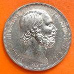Nederland Rijksdaalder 1874 Willem III zilver, Ophalen of Verzenden, Koning Willem III, Zilver