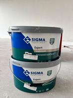 2 x 12.5 liter Sigma Perfect Matt, Doe-het-zelf en Verbouw, Verf, Beits en Lak, Ophalen, Wit, Nieuw, Verf