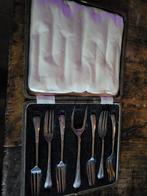Verzilverde vis bestek in originele doos, Ophalen of Verzenden