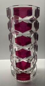 Vintage Luminarc Windsor Vaas, Ophalen of Verzenden, Minder dan 50 cm, Rood, Glas
