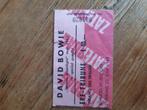 David Bowie concertkaartje.Serious moonlight tour 1983, Eén persoon