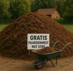 Paardenmest in combi met stro - gratis!, Tuin en Terras, Ophalen, Mest