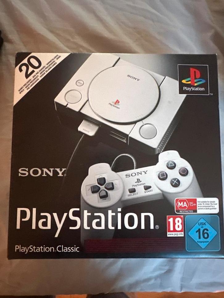PlayStation Classic - Nieuw in doos!, Spelcomputers en Games, Spelcomputers | Sony PlayStation 1, Nieuw, Met 2 controllers, Ophalen of Verzenden