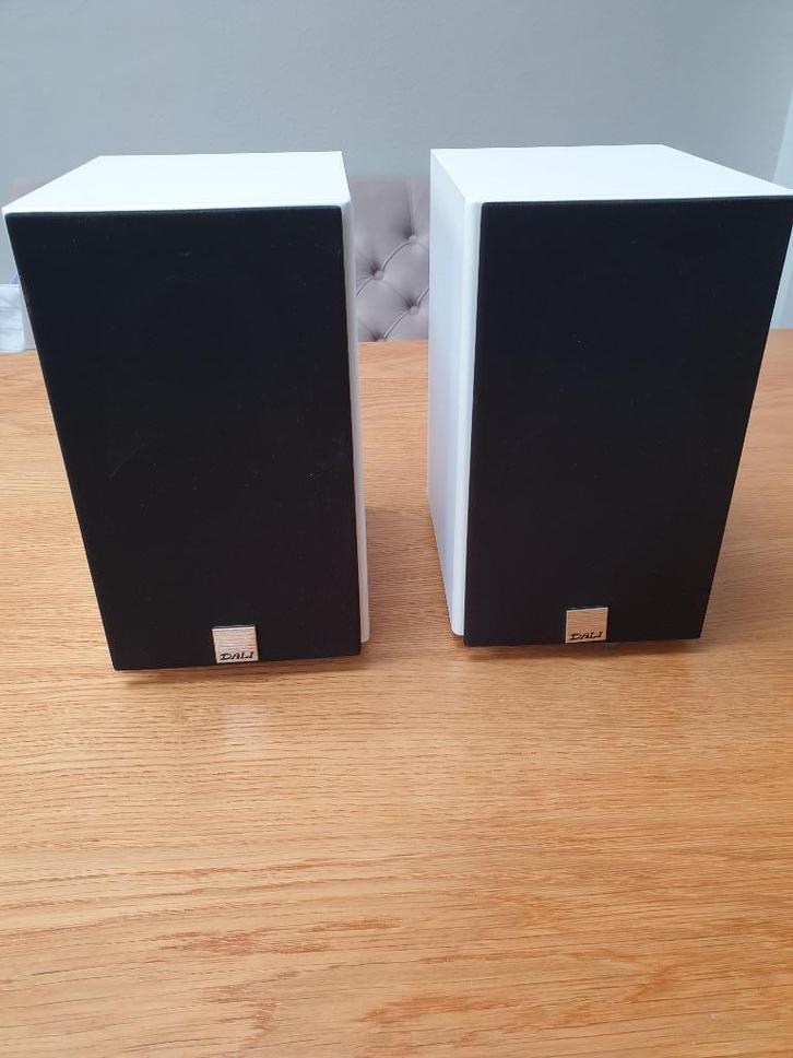 Luidsprekers design Dali Zensor. Pico 4160056 Wit boxen, Audio, Tv en Foto, Luidsprekers, Zo goed als nieuw, Front, Rear of Stereo speakers