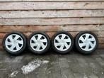 Velgen met banden Toyota Aygo, Ophalen, Gebruikt, 15 inch, Banden en Velgen