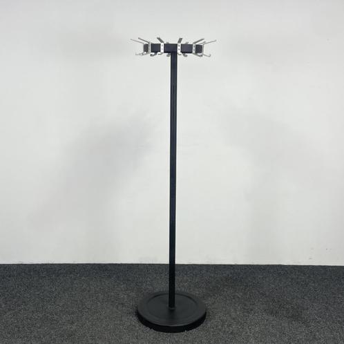 Staande Zwarte Kapstok - 24 Metalen Haken, Huis en Inrichting, Woonaccessoires | Kapstokken, Gebruikt, Staande kapstok, 150 tot 200 cm