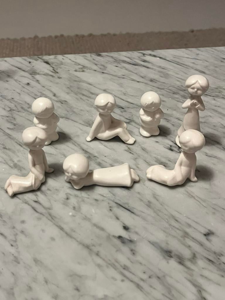 Small bisque beeldjes sticker Royal ?!, Ophalen of Verzenden, Zo goed als nieuw, Dier