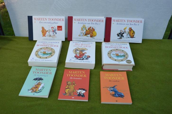 12 Marten Toonder boeken De avonturen van Tom Poes + Bommel, Boeken, Stripboeken, Gelezen, Meerdere stripboeken, Ophalen of Verzenden