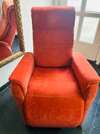 Comfortabele Relaxfauteuil Hukla, Ophalen, Gebruikt, Klassiek, Rood