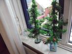 drie vintage kerstboompjes, Ophalen of Verzenden, Gebruikt
