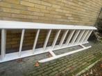 Stevige houten trap met leuning, Doe-het-zelf en Verbouw, Ladders en Trappen, Ophalen, Gebruikt, 2 tot 4 meter