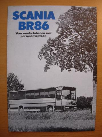 Scania BR86 Bus Brochure 1976 –BR 86 beschikbaar voor biedingen