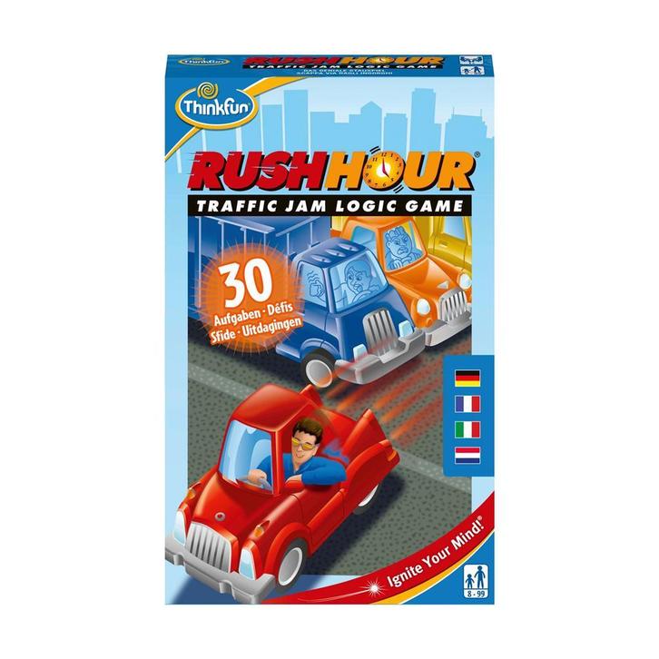 Thinkfun Rush Hour Pocket, Hobby en Vrije tijd, Gezelschapsspellen | Bordspellen, Nieuw, Ophalen of Verzenden