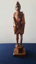 Krijgsman houtsnijwerk, 29,5 cm hoog, Antiek en Kunst, Ophalen of Verzenden