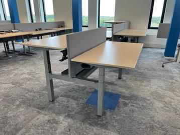 Kinnarps Zit-sta Duo bureau met scheidingswand ,29 stuks - afbeelding 8