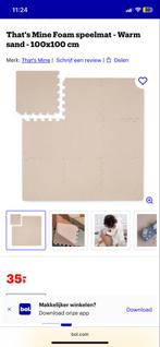 Foam speelmat puzzelmat creme, Ophalen of Verzenden, Zo goed als nieuw