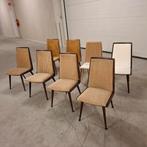 8 vintage jaren 50/60 Coja design stoelen, Ophalen, Gebruikt, Wit, Twee