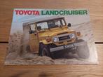 Brochure Toyota Land Cruiser, Boeken, Auto's | Folders en Tijdschriften, Ophalen of Verzenden, Zo goed als nieuw, Toyota