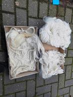 Sinterklaas Pruik & Baard Set, Overige materialen, Gebruikt, Wit, Ophalen of Verzenden