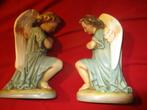 2 brocante knielend engeltjes,, Ophalen of Verzenden