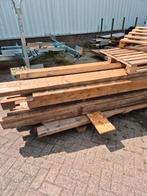 Houten balken  4.30  18x7 prijs 1 € per meterl, Doe-het-zelf en Verbouw, Hout en Planken, Ophalen, Gebruikt, Balk, Vuren
