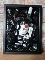 Bacardi Carte Blanca fles verwerkt in een lijst met Epoxy, Minder dan 50 cm, Nieuw, Ophalen of Verzenden, Minder dan 50 cm