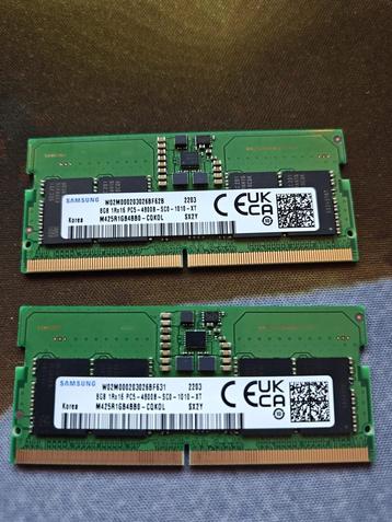 Samsung DDR5 SO-DIMM 16GB Laptop geheugen - 4800 MHz beschikbaar voor biedingen