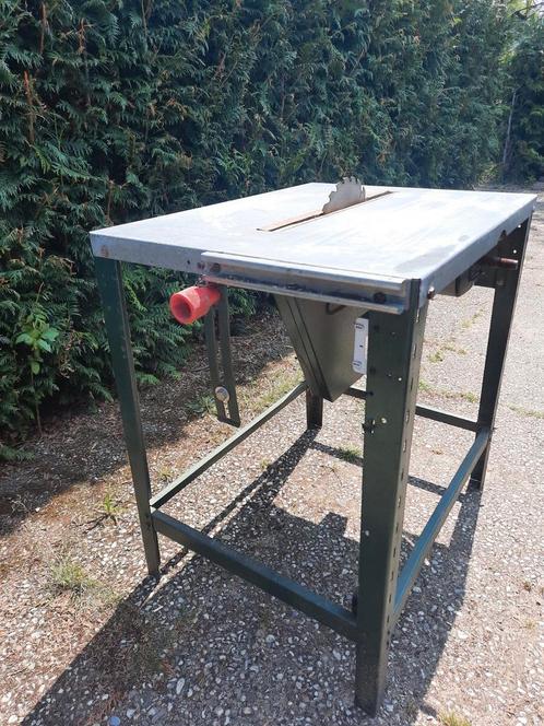 te koop: tafel cirkelzaag, Huis en Inrichting, Tafels | Statafels, Gebruikt, In hoogte verstelbaar, Ophalen