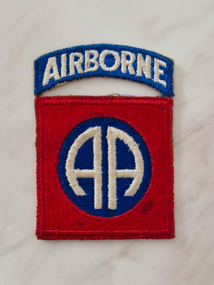 82nd patch ww2, Verzamelen, Militaria | Tweede Wereldoorlog, Embleem of Badge, Amerika, Ophalen of Verzenden