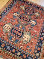 Vintage handgeknoopt oosters tapijt kazak 200x161, Huis en Inrichting, Stoffering | Tapijten en Kleden, Info@SlatsAntiek.nl, Tweedehands