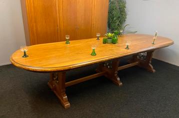 XXXL stamtafel eettafel café tafel 3,5 meter mancafe beschikbaar voor biedingen