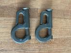 2x vintage bronzen ?? jib clips , tuigclips Hank , zeil haak, Antiek en Kunst, Antiek | Gereedschap en Instrumenten, Ophalen of Verzenden