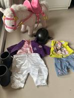 Baby Born paard, diverse kleding en accessoires, Kinderen en Baby's, Speelgoed | Poppen, Ophalen of Verzenden, Gebruikt, Overige typen