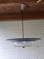 Vintage retro hanglamp glas Design Mid Century jaren 60., Huis en Inrichting, Lampen | Hanglampen, Ophalen of Verzenden, Zo goed als nieuw