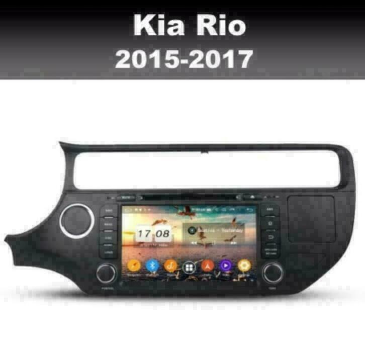 Kia Rio 2015-2017 radio navigatie android 10 wifi dab+ 64gb, Auto diversen, Autoradio's, Nieuw, Ophalen of Verzenden