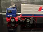 Tekno Daf 95 Scansped met 3 asser huif, Hobby en Vrije tijd, Ophalen of Verzenden, Zo goed als nieuw, Bus of Vrachtwagen, Tekno